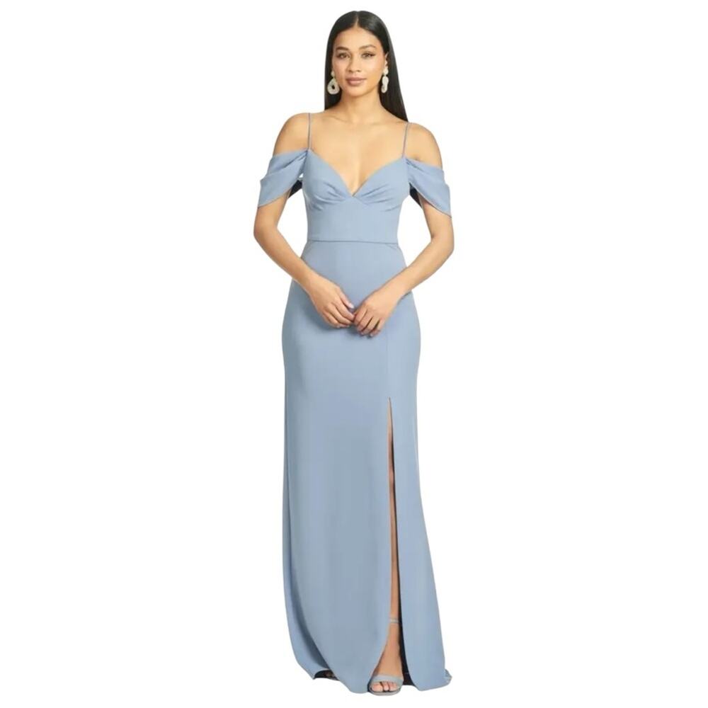 Sachin + Babi Brittany Gown in Slate Blue Size 2 Women’s Sachin & Babi - Picture 2 of 8